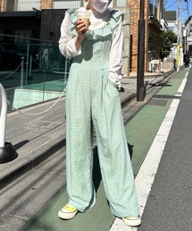 Alley by w closet ダブルクローゼット　アリー　リボンサロペット Alley by w closet（アリーバイダブルクローゼット）の「【Alley