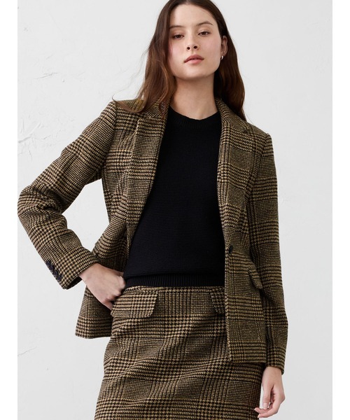 BANANA REPUBLIC チェック柄 ジャケット XL BANANA REPUBLIC FACTORY STORE チェック柄 テーラードジャケット