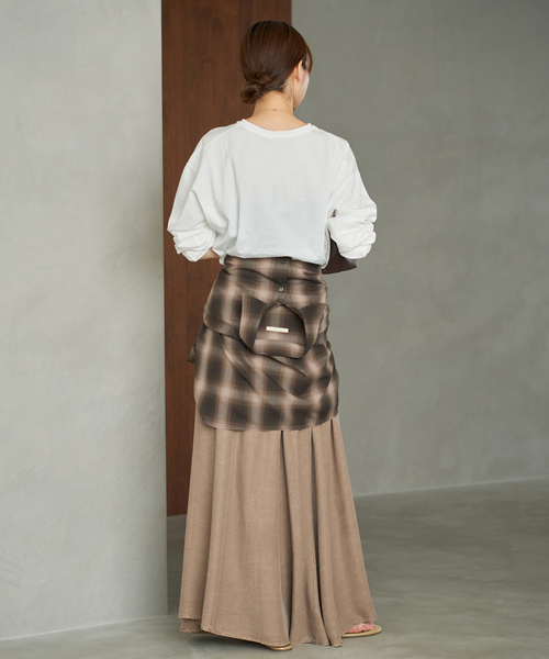 美品】ドゥーズィエムクラス☆ ASHER LA FLARE SKIRT 美品☆ASHER LA
