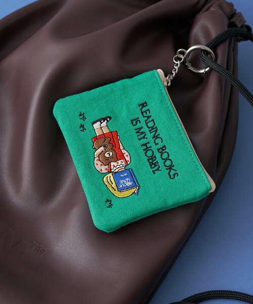 BIRTHDAY BAR（バースデイバー）の「【OOHLALA　ウララ】KEYRING POUCH　キーリングポーチ（ポーチ・レディース・ブルー/グリーン/ピンク・0）」の2枚目の写真