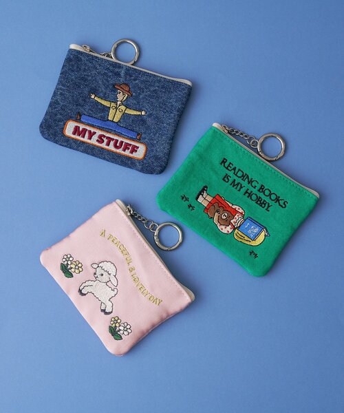 BIRTHDAY BAR（バースデイバー）の「【OOHLALA　ウララ】KEYRING POUCH　キーリングポーチ（ポーチ・レディース・ブルー/グリーン/ピンク・0）」の12枚目の写真