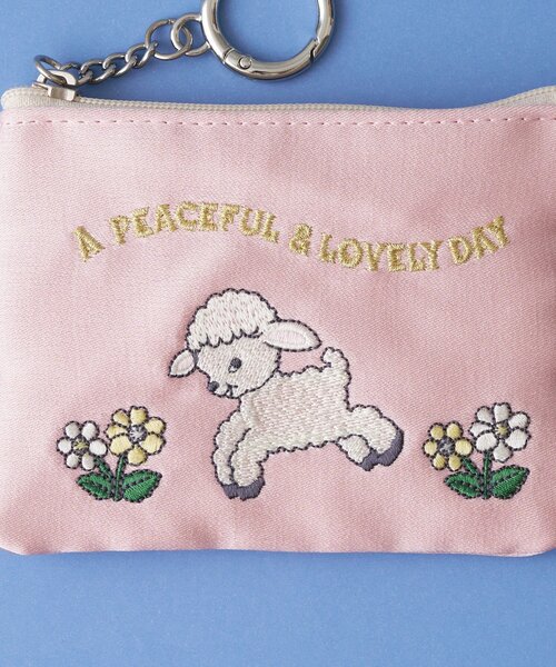 BIRTHDAY BAR（バースデイバー）の「【OOHLALA　ウララ】KEYRING POUCH　キーリングポーチ（ポーチ・レディース・ブルー/グリーン/ピンク・0）」の16枚目の写真