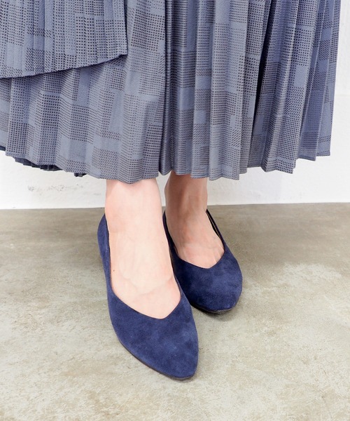 cava cava(サヴァサヴァ)の「ポインテッドパンプス 1320697(パンプス・レディース・ネイビー/オレンジ/ブラック/ブロンズ/シルバー・23.5cm/24cm/24.5cm/22.5cm/23cm)」の3枚目の写真