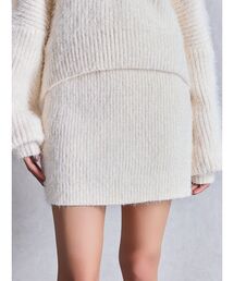 GYDA | シャギーニットタイトミニスカートライクショートパンツ(スカート)