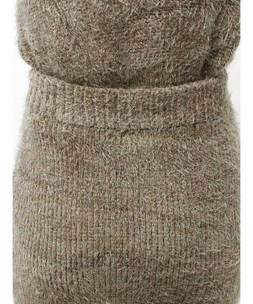 GYDA（ジェイダ）の「シャギーニットタイトミニスカートライクショートパンツ（スカート・レディース・チャコールグレー/アイボリー/ブラウン・FREE）」の20枚目の写真