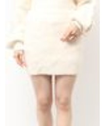 GYDA | シャギーニットタイトミニスカートライクショートパンツ(スカート)