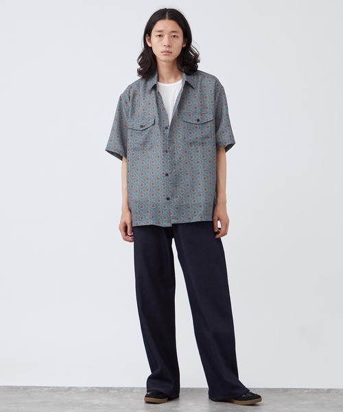 アーツ＆サイエンス 20SS エスニックビッグTシャツ / ブラウス アーツ＆サイエンス 20SS エスニックビッグTシャツ / ブラウス
