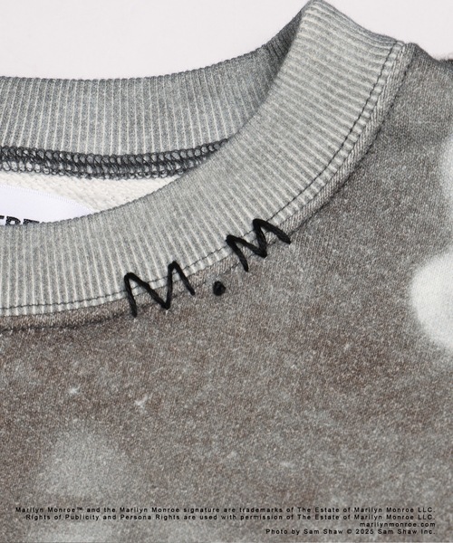 DISCOVERED（ディスカバード）の「MARILYN MONROE INKJET PRINT SWEAT（スウェット・メンズ・ブラック・1/3）」の7枚目の写真
