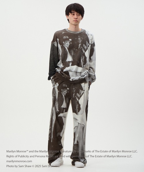 DISCOVERED（ディスカバード）の「MARILYN MONROE INKJET PRINT SWEAT（スウェット・メンズ・ブラック・1/3）」の8枚目の写真