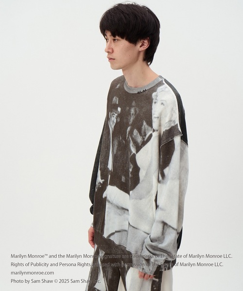 DISCOVERED（ディスカバード）の「MARILYN MONROE INKJET PRINT SWEAT（スウェット・メンズ・ブラック・1/3）」の10枚目の写真