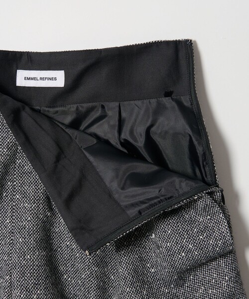 EMMEL REFINES＞EM ノットツイードライク ショートパンツ（スラックス
