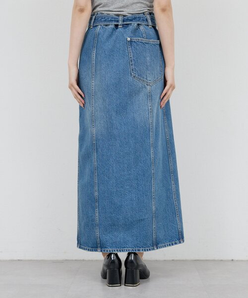 GALLARDAGALANTE（ガリャルダガランテ）の「【PEAS】スリットデニムスカート（スカート・レディース・ブルー・0/1）」の11枚目の写真