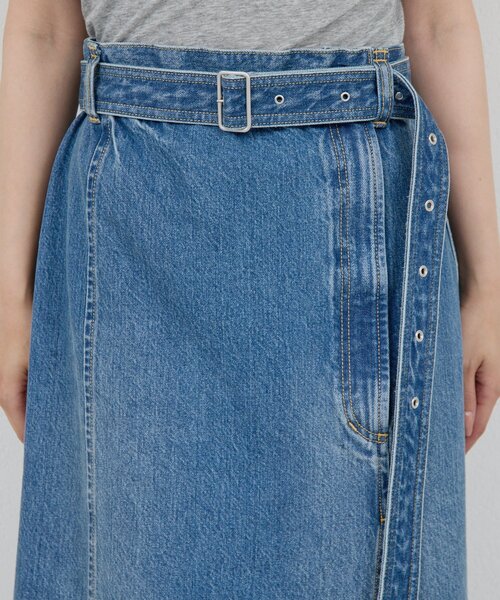 GALLARDAGALANTE（ガリャルダガランテ）の「【PEAS】スリットデニムスカート（スカート・レディース・ブルー・0/1）」の13枚目の写真