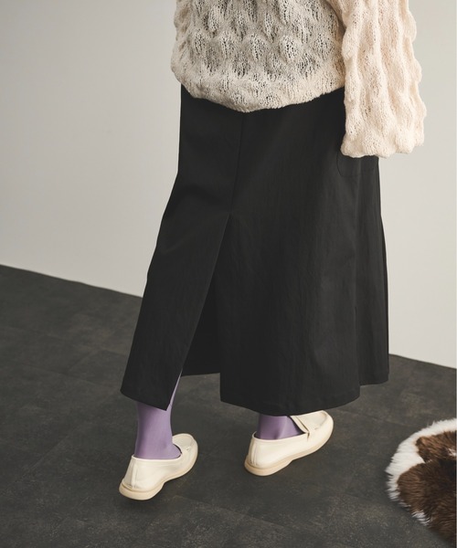 LOSCa(ロスカ)の「カーゴディテールセミフレアスカート(スカート・レディース・カーキ/ブラック・M/S)」の19枚目の写真