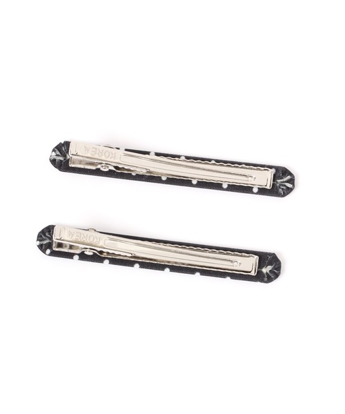 niko and...（ニコアンド）の「ドット柄2SETヘアクリップ（バレッタ/ヘアクリップ・レディース・ホワイト/ブラック・0）」の3枚目の写真