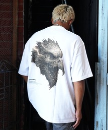 BASIS（ベイシス）の「SANDER LAND 9.1ozマグナムウェイト 雷鳥 バックプリント ビッグシルエット 半袖Tシャツ（Tシャツ/カットソー）」