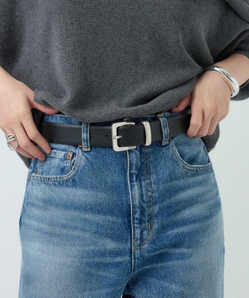 Chaos（カオス）の「Chaos(カオス)/  ＭＡＮＵＥＬレザーＢＥＬＴ（ベルト・レディース・ブラック・FREE）」の3枚目の写真