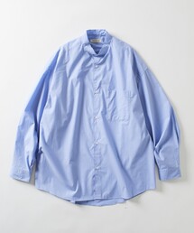 ＜&RC＞バンドカラーシャツ サックスブルー &RC＞バンドカラーシャツ サックスブルー &RC＞バンドカラー