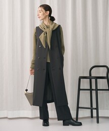 BEAUTY&YOUTH UNITED ARROWS(ビューティーアンドユースユナイテッドアローズ)のポリエステルブレンド ジレ&ジャンパースカート 2WAY(ジャンパースカート)