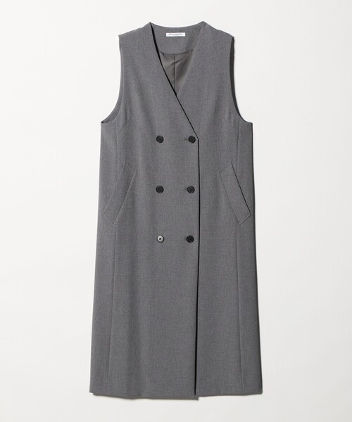 BEAUTY&YOUTH UNITED ARROWS(ビューティーアンドユースユナイテッドアローズ)の「ポリエステルブレンド ジレ&ジャンパースカート 2WAY(ジャンパースカート・レディース・ダークグレー/ライトグレー/グレー系・XS/S/M)」の7枚目の写真