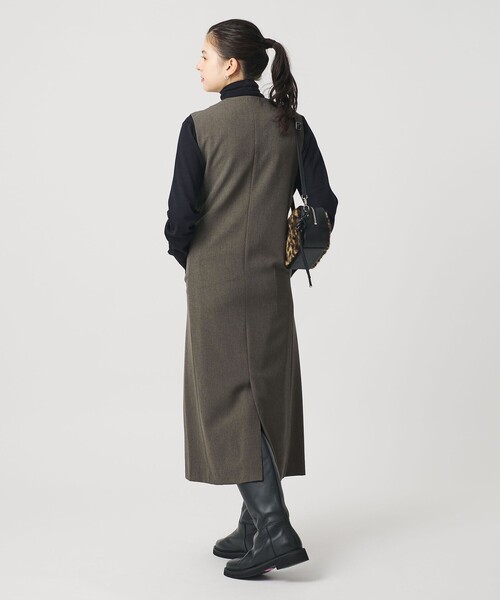 ポリエステルブレンド ジレ&ジャンパースカート 2WAY（ジャンパー