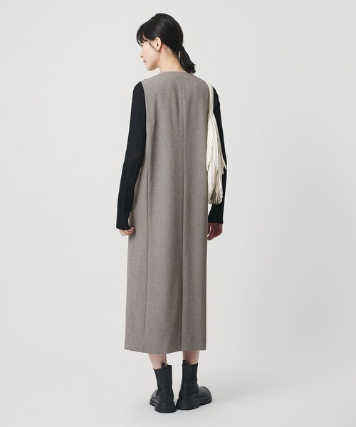 ポリエステルブレンド ジレ&ジャンパースカート 2WAY（ジャンパー