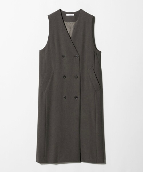 セール】ポリエステルブレンド ジレ&ジャンパースカート 2WAY