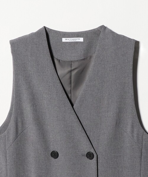 BEAUTY&YOUTH UNITED ARROWS（ビューティーアンドユースユナイテッドアローズ）の「ポリエステルブレンド ジレ&ジャンパースカート 2WAY（ジャンパースカート・レディース・ダークグレー/ライトグレー/グレー系/その他1・XS/S/M）」の16枚目の写真