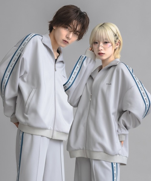 ユニセックス】トラックジャケット(セットアップ可)（ジャージ