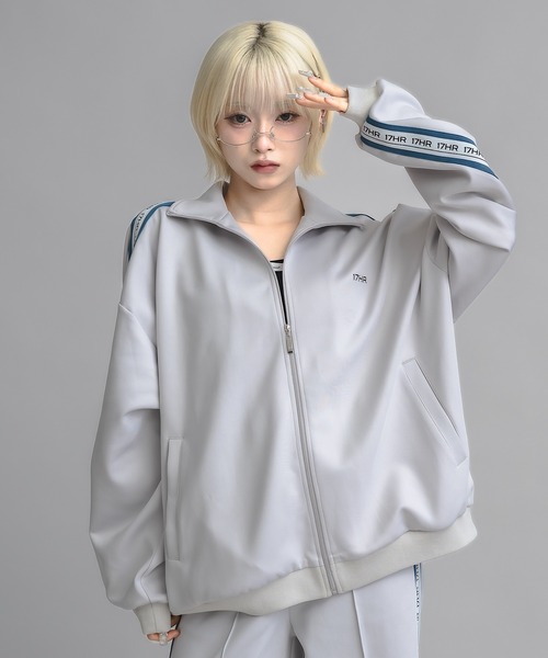 ユニセックス】トラックジャケット(セットアップ可)（ジャージ