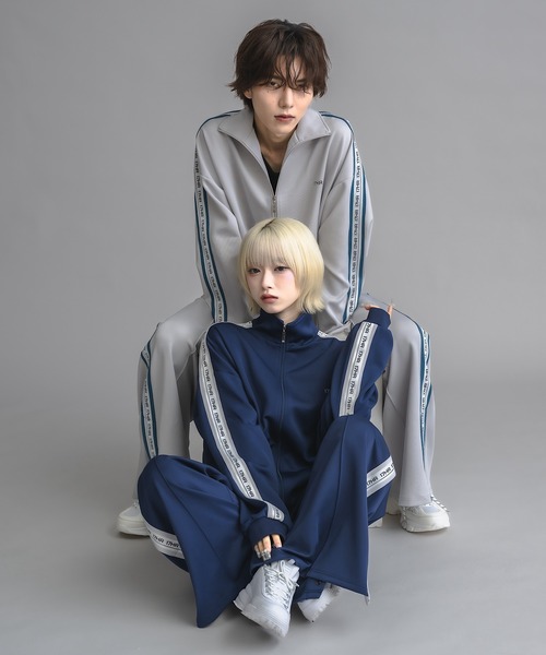 ユニセックス】トラックジャケット(セットアップ可)（ジャージ