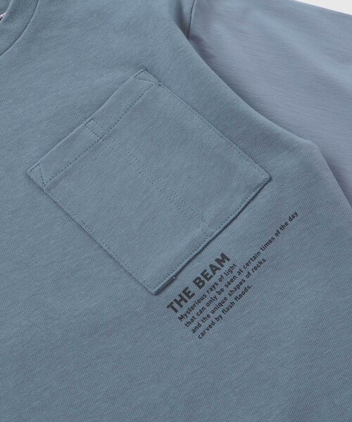 WASK（ワスク）の「ナイロン袖ビッグTシャツ(100~160cm)（Tシャツ/カットソー・キッズ・ブルー/ブラック・120cm/130cm/160cm/150cm/140cm）」の11枚目の写真