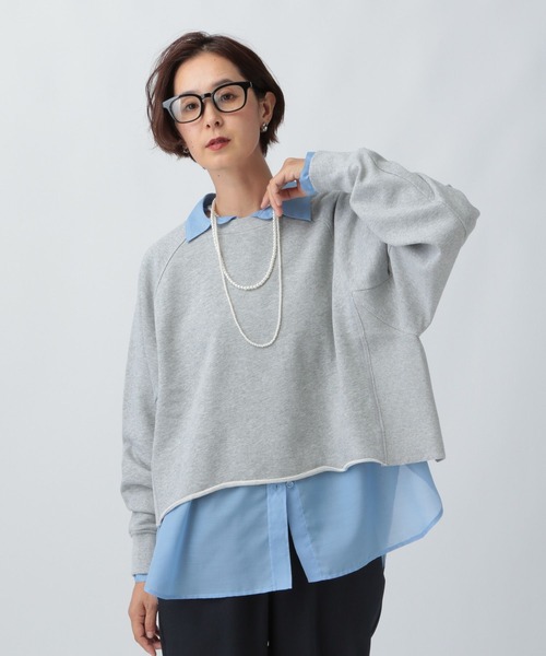 リミル♡シアーブルゾン ラグランショートプルオーバー 582493（Tシャツ/カットソー