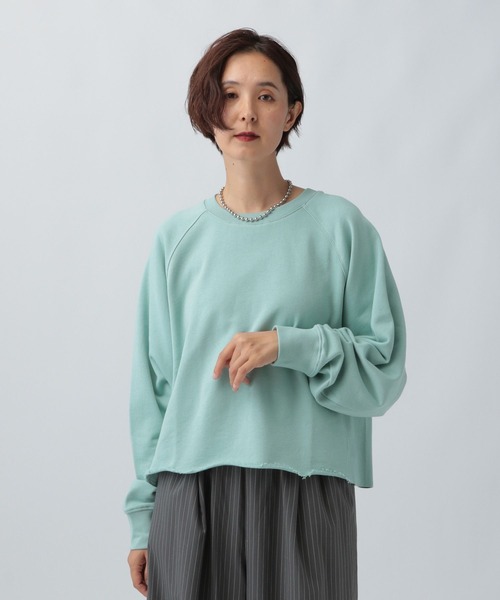 LEPSIM（レプシィム）の「ラグランショートプルオーバー　582493（Tシャツ/カットソー・レディース・グレー/ブラック/ブルーグリーン・FREE）」の17枚目の写真