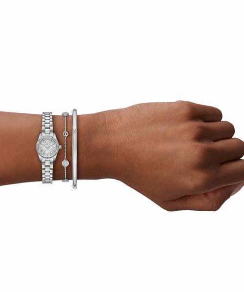 MICHAEL KORS（マイケルコース）の「マイケル・コース 腕時計 レディース アナログ ステンレス MK4948SET（アナログ腕時計・レディース・シルバー・FREE）」の8枚目の写真