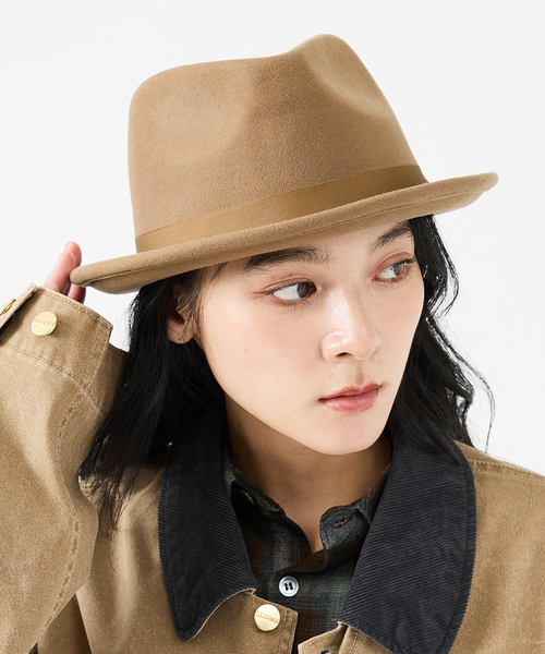 RUBEN/ルーベン】SOLID ALLUP FELT HAT/ソリッドアルプフェルトハット