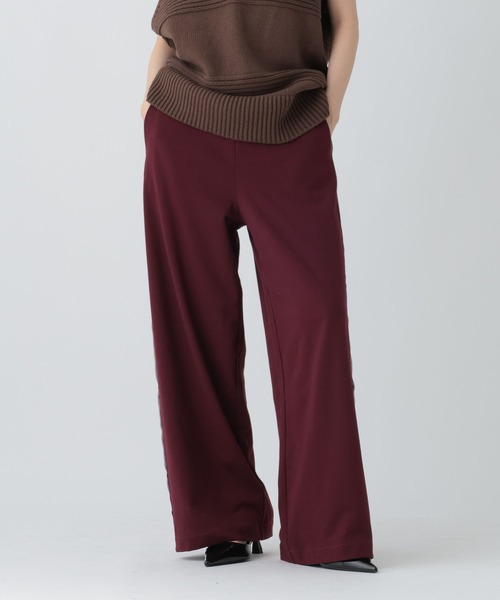 LEPSIM（レプシィム）の「トラックパンツ　573193（その他パンツ・レディース・ブラック/ボルドー・FREE）」の8枚目の写真