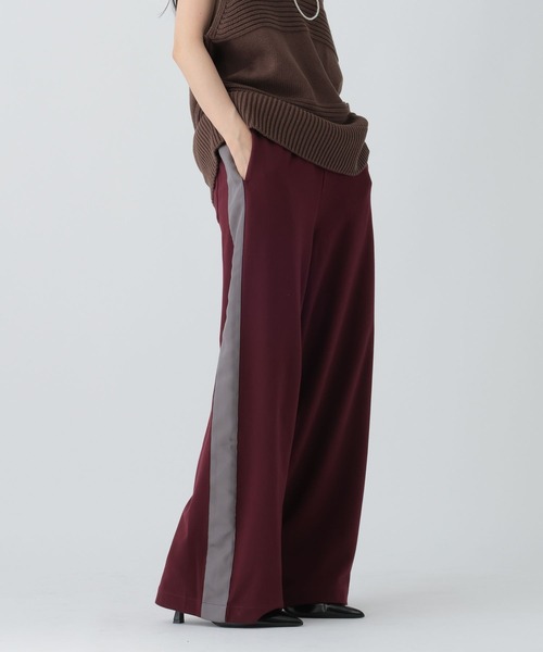 LEPSIM（レプシィム）の「トラックパンツ　573193（その他パンツ・レディース・ブラック/ボルドー・FREE）」の9枚目の写真