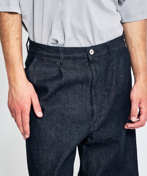 ABAHOUSE(アバハウス)の「【ウォッシュ加工】12.5oz デニム パンツ / カーブデニム(デニムパンツ・メンズ・インディゴブルー/ブラック・44/46/48)」の4枚目の写真