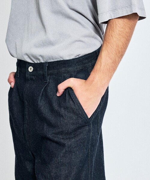ABAHOUSE(アバハウス)の「【ウォッシュ加工】12.5oz デニム パンツ / カーブデニム(デニムパンツ・メンズ・インディゴブルー/ブラック・44/46/48)」の5枚目の写真