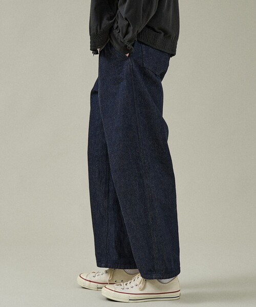 ABAHOUSE(アバハウス)の「【ウォッシュ加工】12.5oz デニム パンツ / カーブデニム(デニムパンツ・メンズ・インディゴブルー/ブラック・44/46/48)」の8枚目の写真