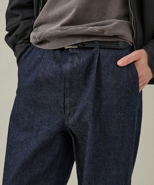 ABAHOUSE(アバハウス)の「【ウォッシュ加工】12.5oz デニム パンツ / カーブデニム(デニムパンツ・メンズ・インディゴブルー/ブラック・44/46/48)」の9枚目の写真