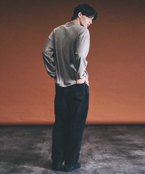 ABAHOUSE(アバハウス)の「【ウォッシュ加工】12.5oz デニム パンツ / カーブデニム(デニムパンツ・メンズ・インディゴブルー/ブラック・44/46/48)」の19枚目の写真