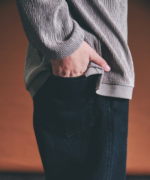 ABAHOUSE(アバハウス)の「【ウォッシュ加工】12.5oz デニム パンツ / カーブデニム(デニムパンツ・メンズ・インディゴブルー/ブラック・44/46/48)」の21枚目の写真