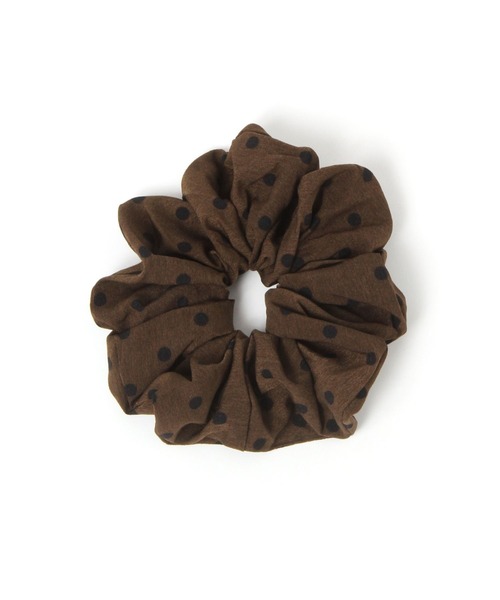 LOWRYS FARM(ローリーズファーム)の「ポルカドットシュシュ 587856(シュシュ・レディース・ブラック/ブラウン/アイボリー・FREE)」の3枚目の写真