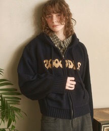 Zooodle（ズードル）の「Logo knit hoodie - ロゴニットフーディー -（パーカー）」