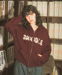 Zooodle(Y[h)rogo knit hoodie - Sjbgt[fB[ -(p[J[)
