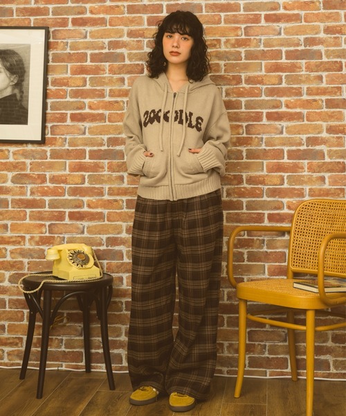 rogo knit hoodie - ロゴニットフーディー -（パーカー