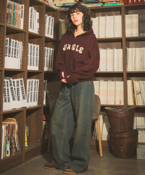 Logo knit hoodie - ロゴニットフーディー -（パーカー）｜Zooodle