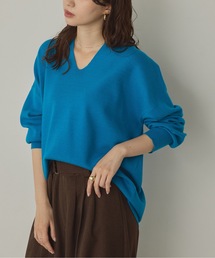 hunch | 【静電気防止】やわもちヤーン ドロップショルダーニット(ニット/セーター)